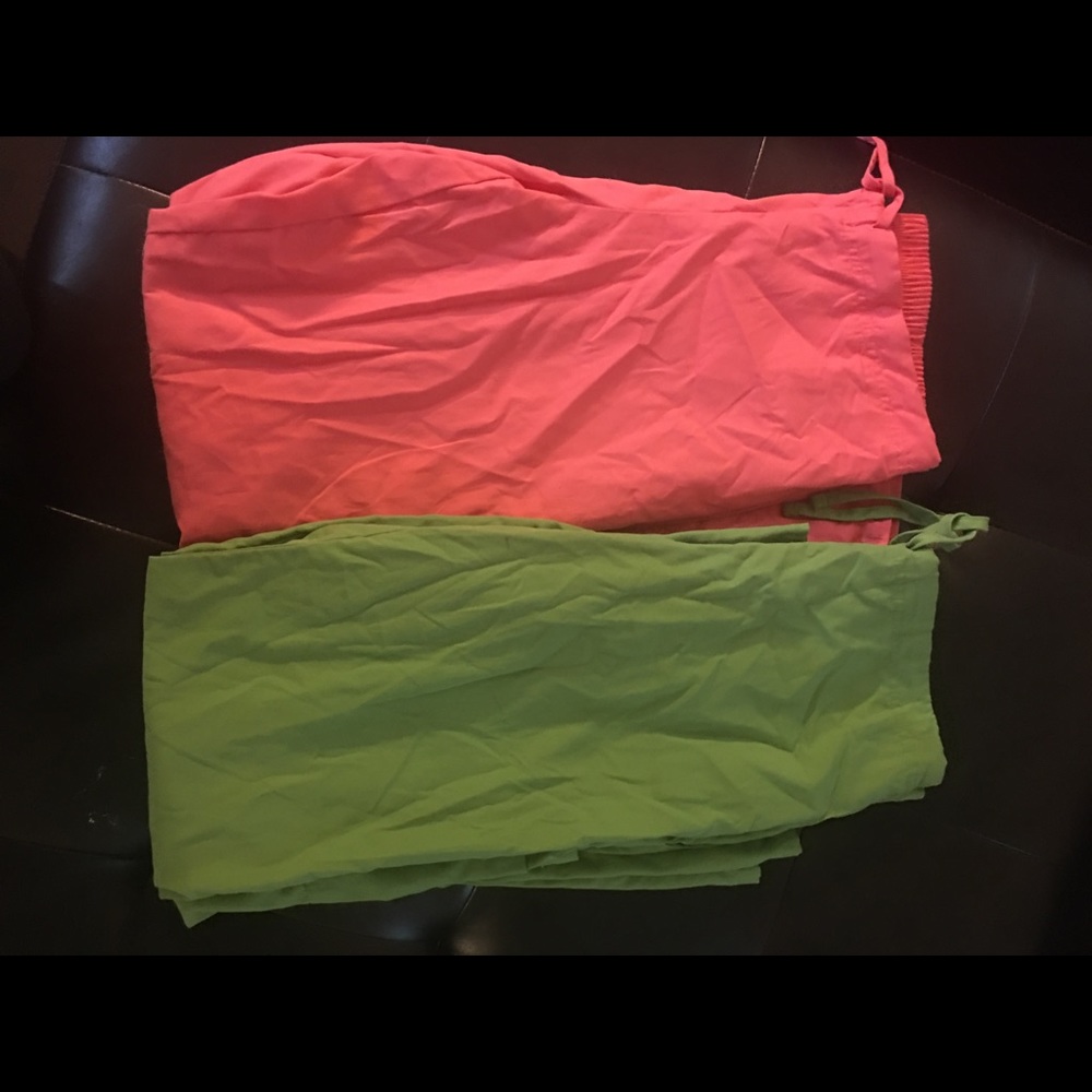 Two pairs of scrub bottoms